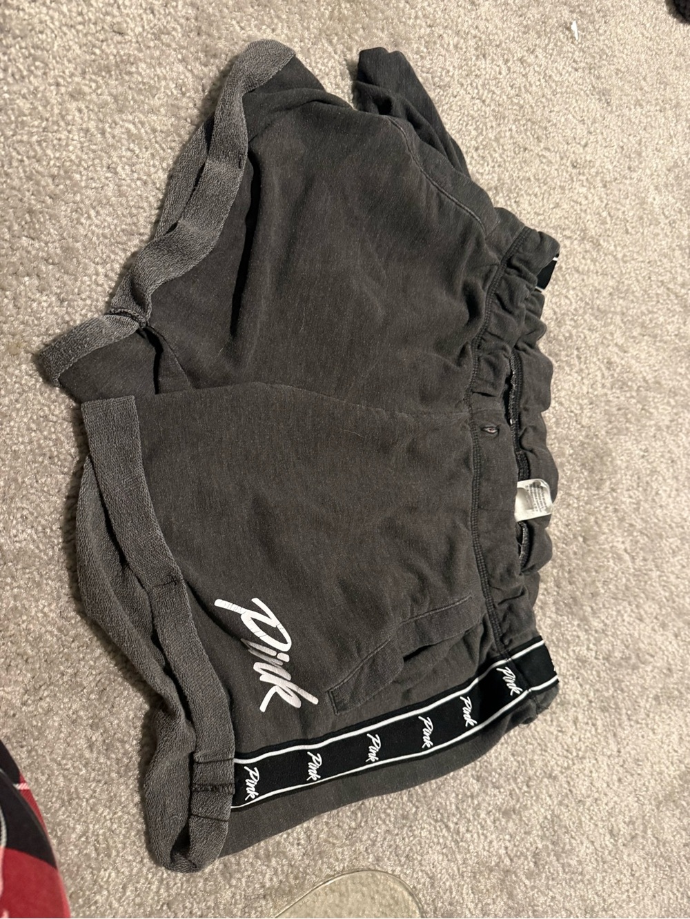 PINK Victoria's Secret Black Lounge Shorts